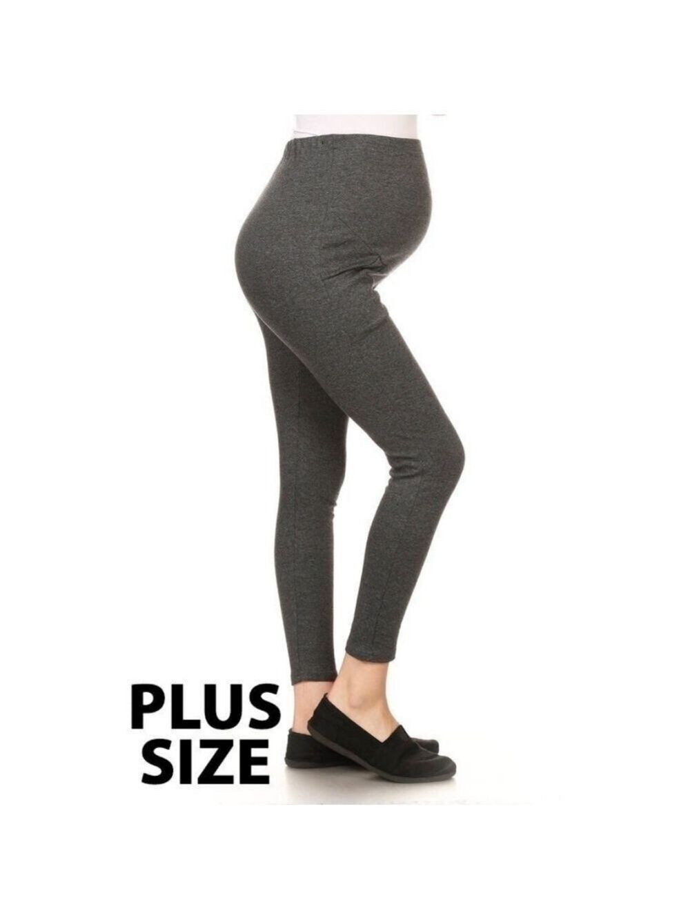 🌟Host Pick🌟 MATERNITY Full Length Solid Gray Leggings Size 12-20 NWT